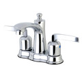 Kingston FB7611EFL 4-Inch Centerset Bathroom Faucet with Retail Pop-Up FB7611EFL